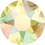 stock image of Swarovski Crystal Hotfix in Jonquil AB colour