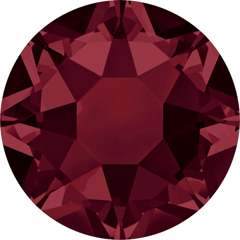 Austrian Crystal - Hotfix - Article 2078 - BURGUNDY - 3 sizes available