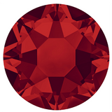 stock image of Swarovski Crystals Hotfix variety Light Siam Red colour