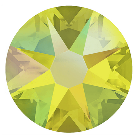 gorgeous new colour stock photo of Citrine Shimmer bright yellow with blueish effect coating