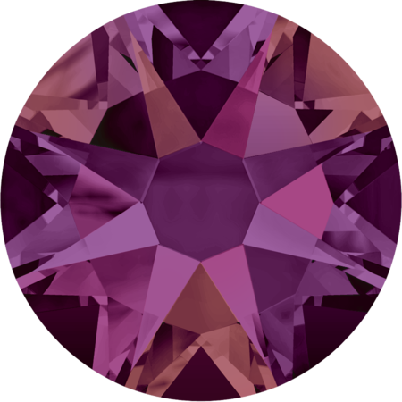 Crystals from Swarovski Crystal Volcano colour purple magenta mix in article 2088