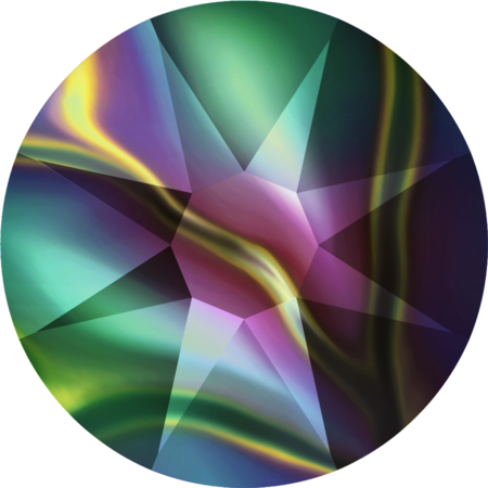 SWAROVSKI CRYSTALS stock photo of CRYSTAL RAINBOW DARK oil slick effect