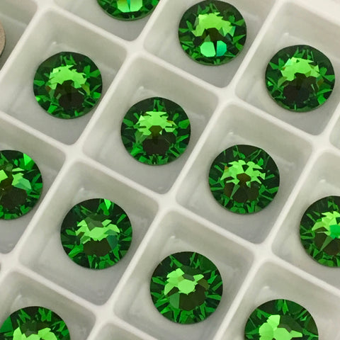 Austrian Crystal - No Hotfix - Article 2088 - FERN GREEN - SS34 (7.27 mm) - BULK PACK