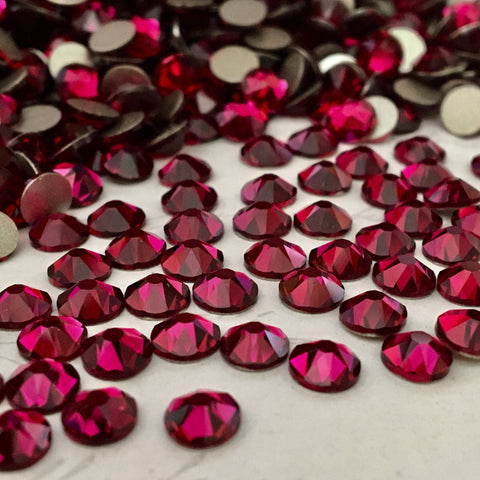 Austrian Crystal - No Hotfix - Article 2088 - RUBY - SS34 (7.27 mm) - BULK PACK