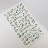 Austrian Crystal - Pendant - Article 6000 - TEARDROP - PARADISE SHINE - 11 x 5.5 mm