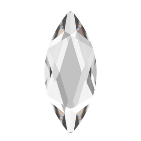 stock image of Swarovski Crystal Article 2201 Marquise Navette clear coloured shape