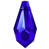 Austrian Crystal - Pendant - Article 6000 - TEARDROP - MAJESTIC BLUE - 11 x 5.5 mm