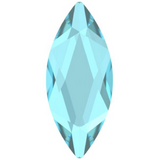 stock photo of Swarovski Crystal marquise cut stone in aquamarine blue colour