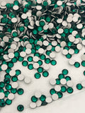 Preciosa® Crystal - No Hotfix - Chaton Rose MAXIMA - Emerald (green) - 4 sizes available