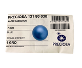 Preciosa® Crystal - Bulk 144 pieces (1 gross) - No Hotfix - Nacre Pearls - Cabochon - Pearl effect Blue - 7 mm