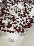 Preciosa® Crystal - Hotfix - Chaton Rose MAXIMA - Siam (dark red) - 4 sizes available