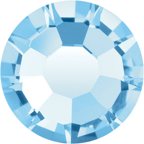 Preciosa® Crystal - No Hotfix - Chaton Rose MAXIMA - Aquamarine - blue - 4 sizes available