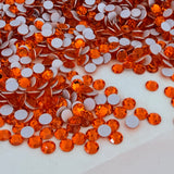 Preciosa® Crystal - No Hotfix - Chaton Rose MAXIMA - Sun - orange - 4 sizes available