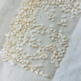 swarovski hotfix cabochon navette flat back pearl creampearl colour 6 mm