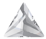 Swarovski Hotfix Crystal Clear Cosmic Triangle Flat Backs Article 2720 7.5 mm