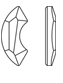 Line Drawing Swarovski No Hotfix Crystal Clear Eclipse Flat Backs Article 2037 14 mm