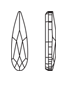 Line Drawing Swarovski No Hotfix Crystal Clear Raindrop Flat Backs Article 2304 14 x 3.9 mm