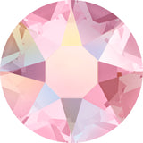 stock image of Swarovski Crystal Hotfix in Light Rose AB colour