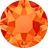 stock image of Swarovski Crystal Hotfix in Fireopal colour