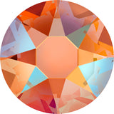 stock image of Tangerine Shimmer in Hotfix Swarovski Crystals