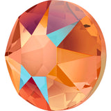 stock image of Tangerine Shimmer in Hotfix Swarovski Crystals