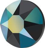 stock image of Swarovski Crystal Hotfix in Jet AB colour