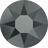 stock image of Swarovski Crystal Hotfix in Jet Hematite Dark Grey colour