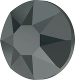stock image of Swarovski Crystal Hotfix in Jet Hematite Dark Grey colour