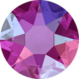 stock image of Fuchsia Shimmer in Hotfix Swarovski Crystals