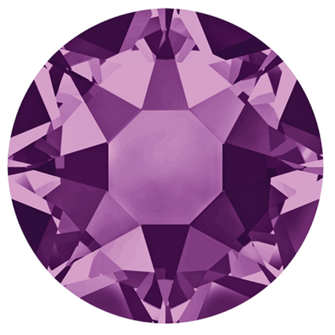 stock photo of Swarovski article 2078 Hotfix crystals Amethyst colour