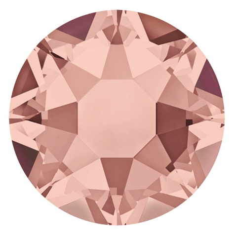 stock photo of Blush Rose coloured Hotfix crystals from Swarovski