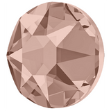 stock photo different angle of Vintage Rose coloured Hotfix crystals from Swarovski