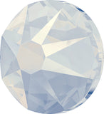 stock image of Swarovski Article 2088 Xirius Rose flat back crystals in White Opal colour