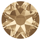 Swarovski simulated stock photo representation of Crystal Golden Shadow