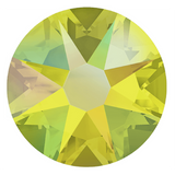 gorgeous new colour stock photo of Citrine Shimmer bright yellow with blueish effect coating