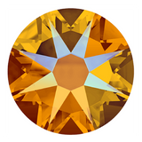 stock photo of Swarovski Crystal No Hotfix stone in Tangerine Shimmer orange with AB like coating 