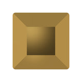 stock photo of Swarovski Crystal Article 2400 Square Flat Back in Crystal Dorado Gold colour