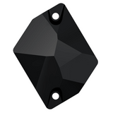 stock photo of article 3265 cosmic sew on stones from Swarovski Elements range in Jet Black colour