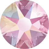 Swarovski Crystal stock photo of Light Rose AB baby pink with aurora coating