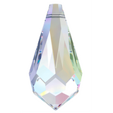 stock photo of Swarovski Crystal drop pendant in colour Crystal AB