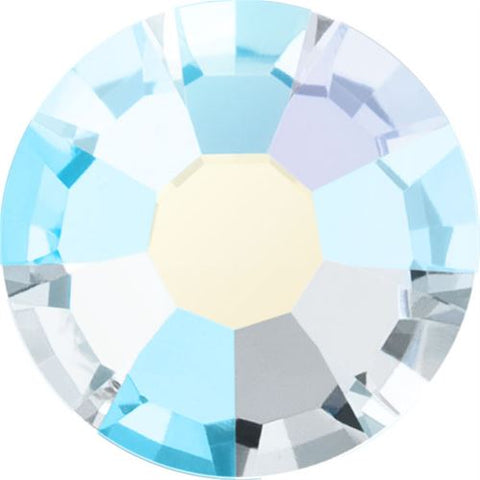 Preciosa® Crystal - Hotfix - Chaton Rose MAXIMA - Crystal AB - 7 sizes available