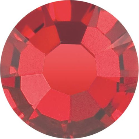 Preciosa® Crystal - Hotfix - Chaton Rose MAXIMA - Light Siam (red) - 4 sizes available