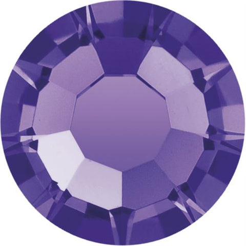 Preciosa® Crystal - Hotfix - Chaton Rose MAXIMA - Purple Velvet - 4 sizes available