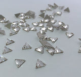 Swarovski No Hotfix Crystal Clear Cosmic Triangle Flat Backs Article 2720 7.5 mm