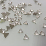 Swarovski Hotfix Crystal Clear Cosmic Triangle Flat Backs Article 2720 7.5 mm