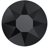stock photo of Swarovski iron on rhinestones in Jet Black colour with heat activated glue