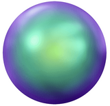 Austrian Crystal - Hotfix - Article 2080/4 - CRYSTAL SCARABAEUS GREEN PEARL - 3 sizes available