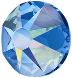 side view stock photo of Swarovski effect called Sapphire AB