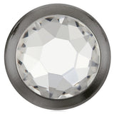 Austrian Crystal - Hotfix - Article 2078/H - Framed Flat Back - CRYSTAL (clear) - SS34 - Gun Metal