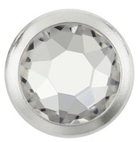 Swarovski Crystal Hotfix Framed Flat Back Silver Ring